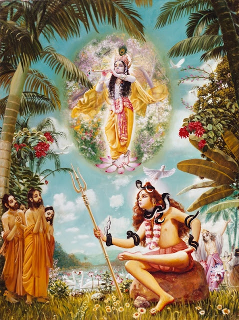 Krishna and shiva