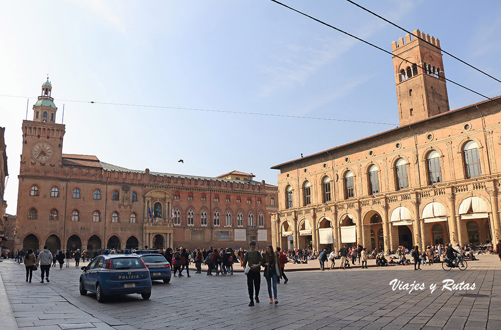 Piazza Maggiore de Bolonia