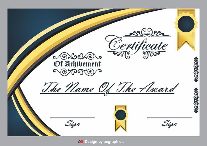 certificate template coreldraw file free download