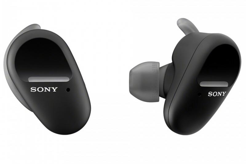 Tai nghe Bluetooth Sony nhét tai có mic WF-SP800N/BME Đen