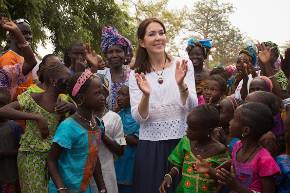Crown Princess Mary of Denmark visits to Senegal with organizations Orchid Project and Tosta from November 11 to 15.