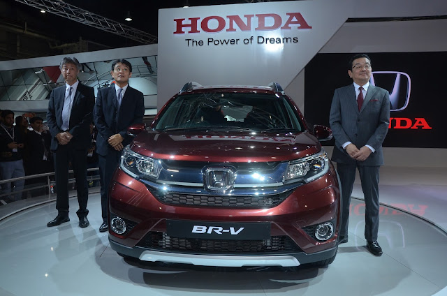 Honda BR-V at Auto Expo New Delhi 2016