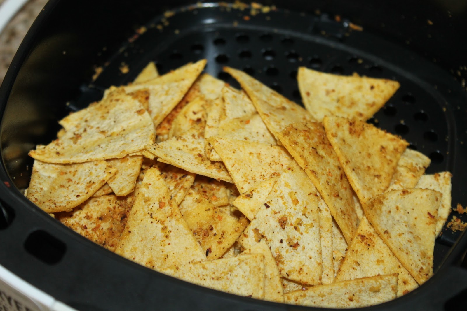 VineelaSiva Airfried Corn Tortilla Nachos