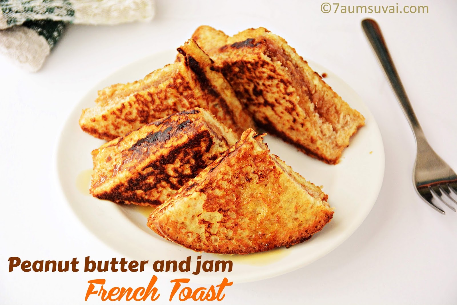 Peanut butter jam French toast / Recipes with video/Breakfast recipes