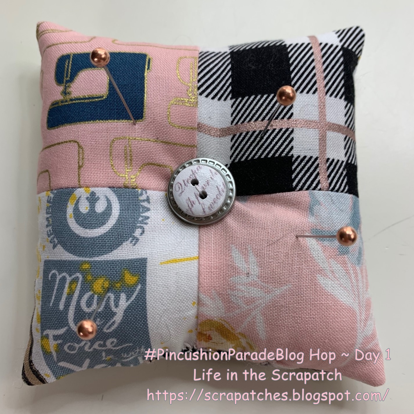 Life In The Scrapatch Pin Sew Pin 