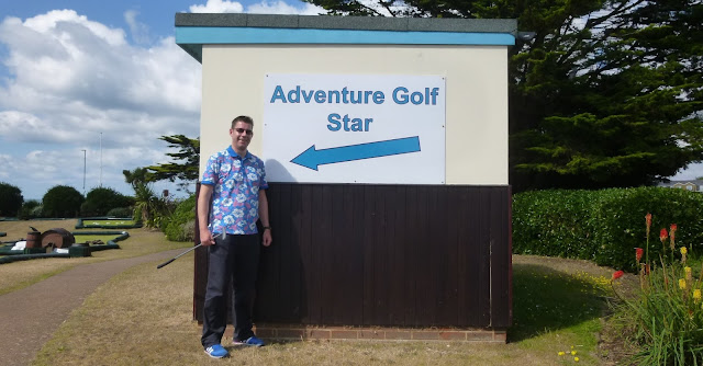 Photo of Adventure Golf 'Star' Richard Gottfried in Littlehampton