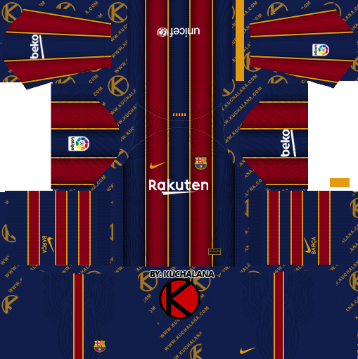F.C. Barcelona 2020-21 Nike Kit - DLS2019