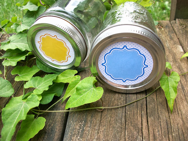 pastel canning labels