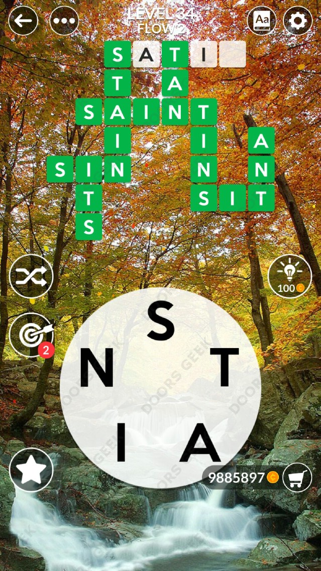 Wordscapes Level 34 Answers ~ Doors Geek
