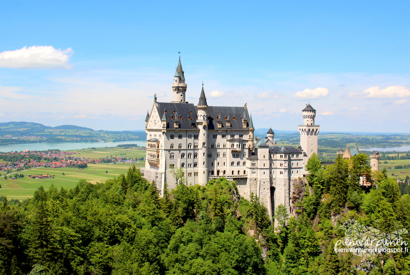 interrail-saksa-füssen-neuschwanstein-linna