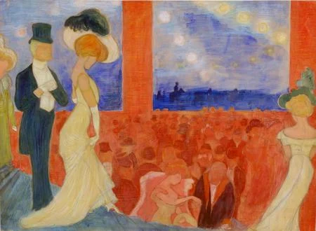 Red City | Marianne von Werefkin 1860-1938 | Russian-born Swiss Expressionist painter