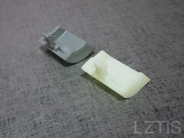 光固化3D列印跟原本的扣環，幾乎一模一樣!