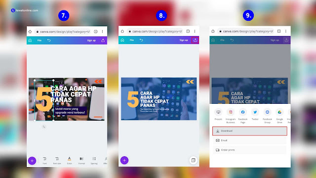 cara membuat thumbnail youtube di canva