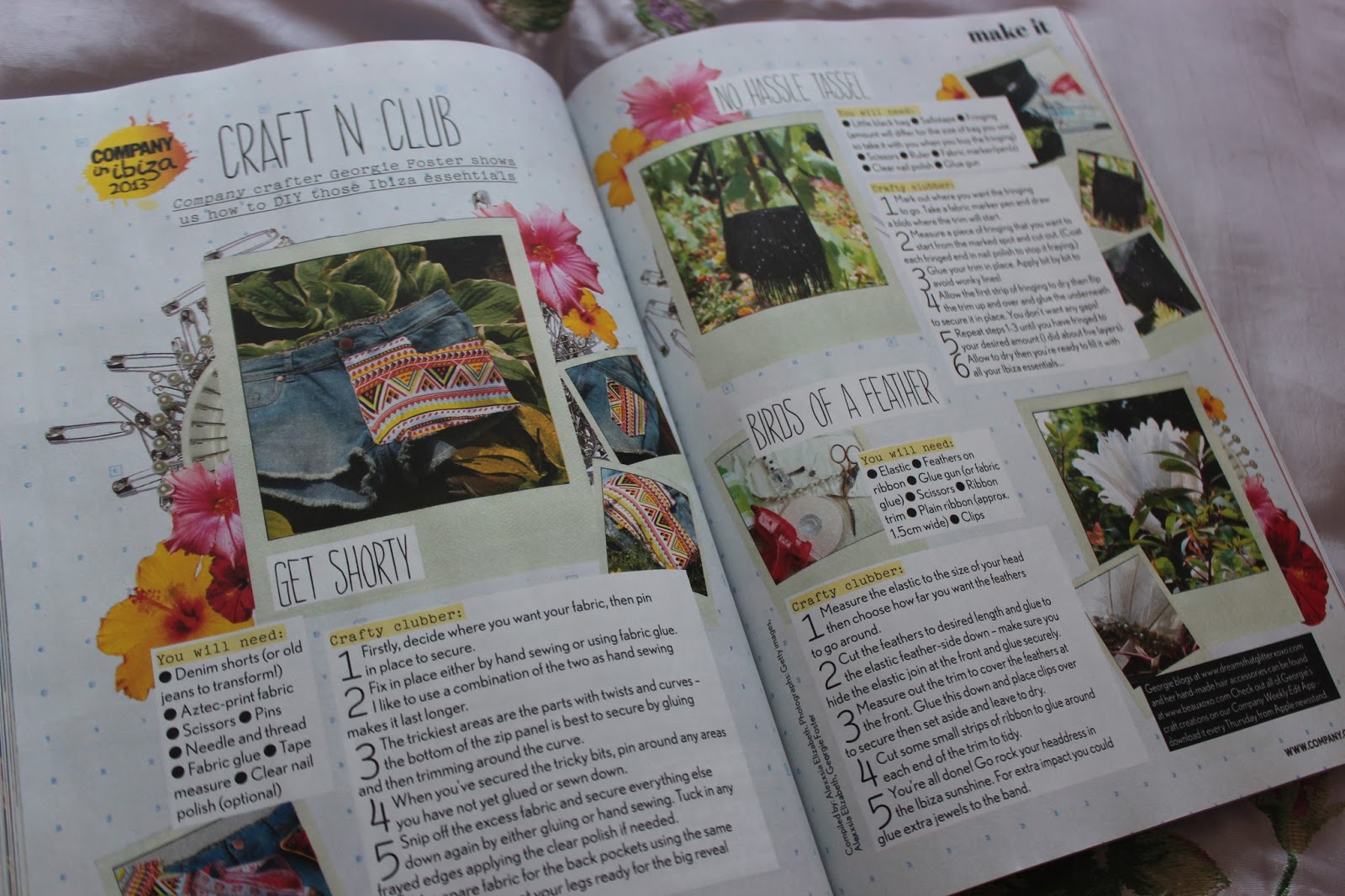 In The Press: DIY'ing for Company Magazine - Georgie xoxo | Enchanted ...