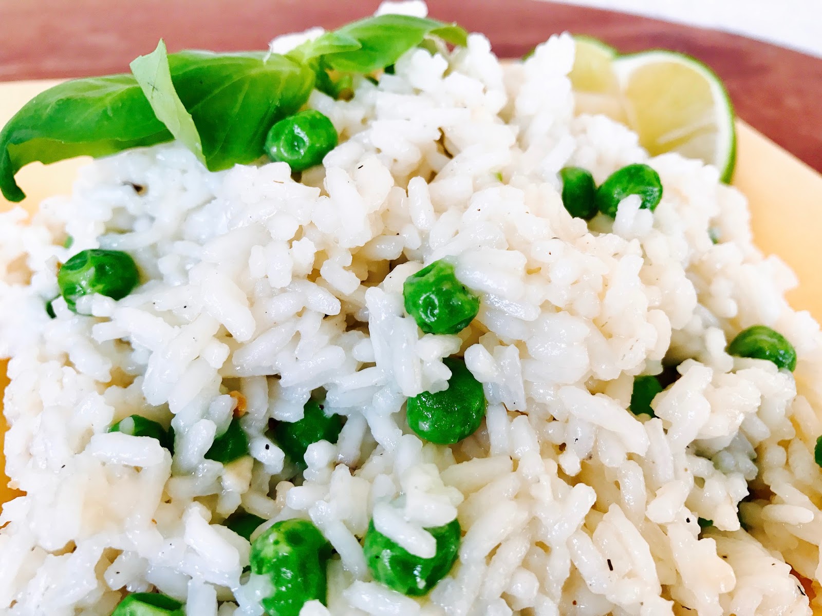 Garlic Lime Rice with Basil