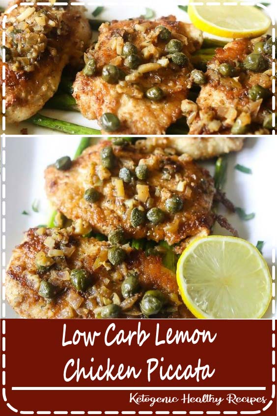 Low Carb Lemon Chicken Piccata - FANTASTIC FOOD RECIPES