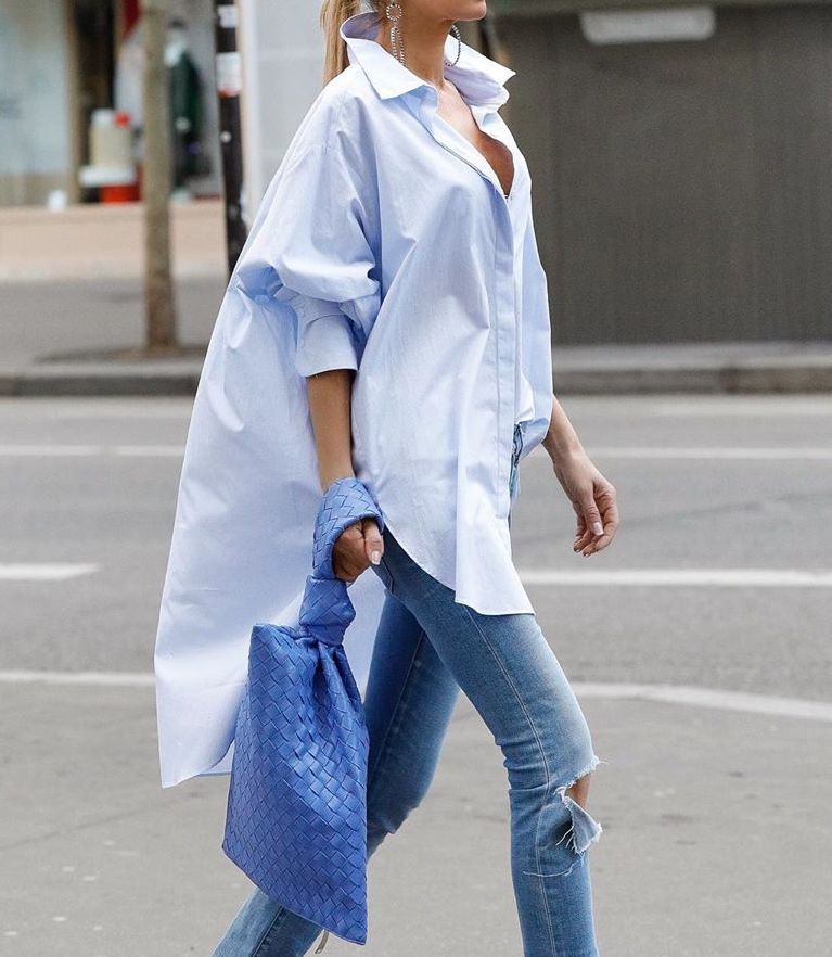 Oversized Shirts Are Casual-Cool for Spring
