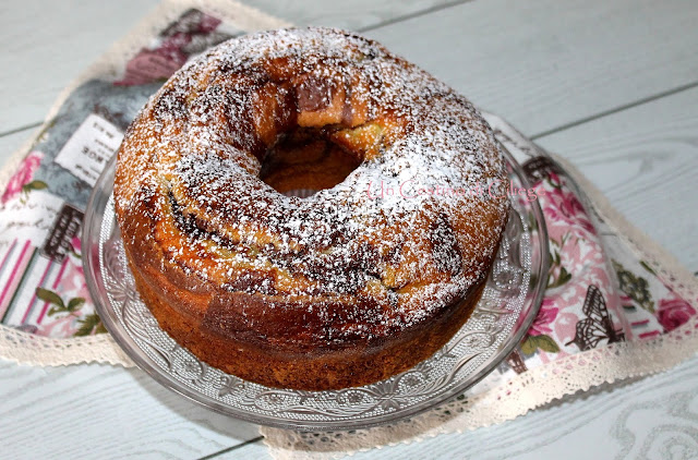 ciambella zebrata, allo yogurt e senza burro