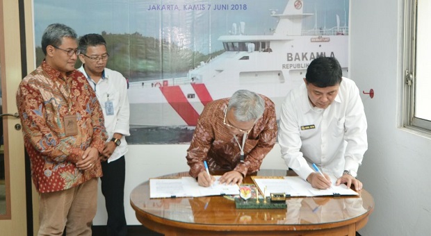 Bakamla RI-Telkom Kerja Sama Sistem Komunikasi Kabel Laut