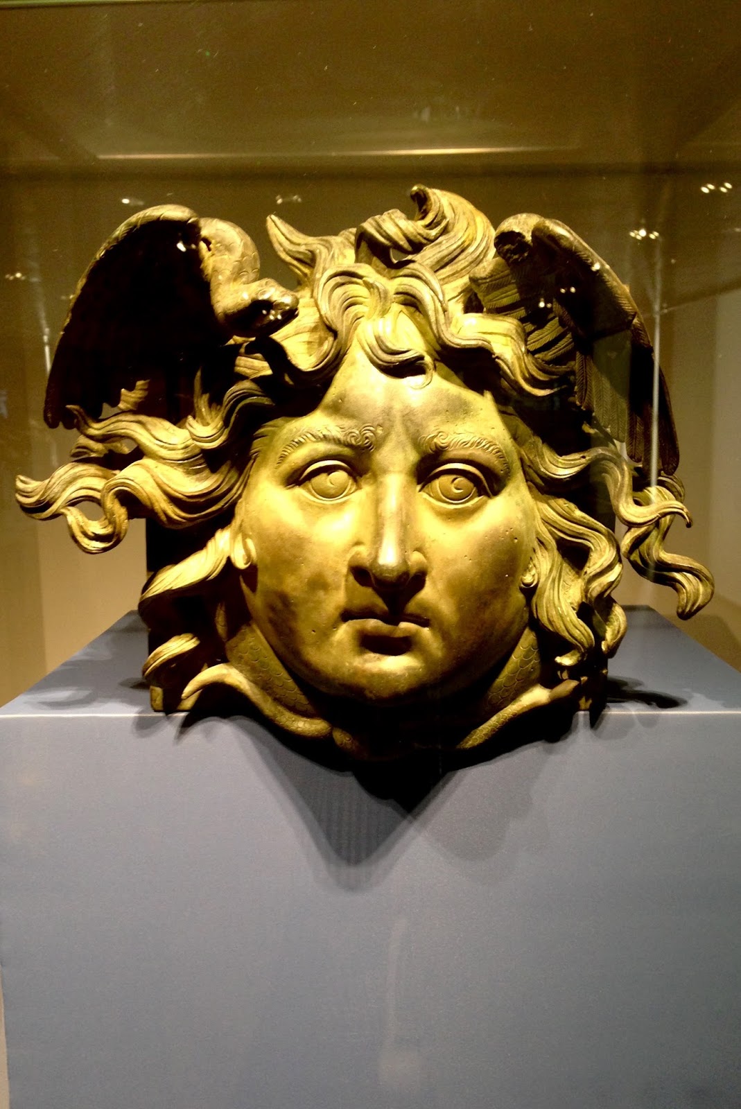 staying Pinoy in New York City Bronze Head of Medusa, Museo Nazionale