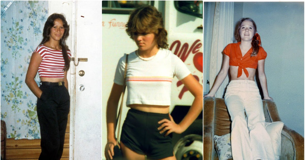Crop Top: Favorite Fashion Style of Young Women in the 60's, 70's and ...