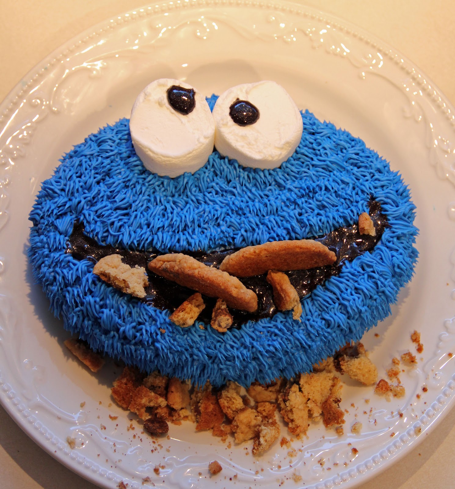 Jo And Sue Cookie Monster Cake