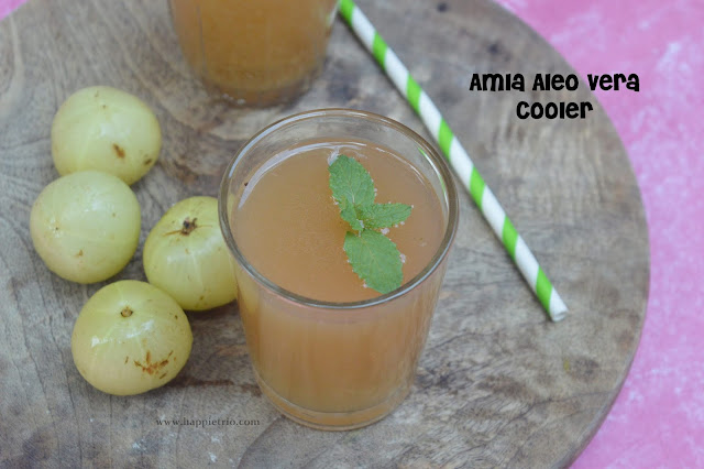 Amla Aloe Vera Cooler | Gooseberry Aleo Vera Gel Juice