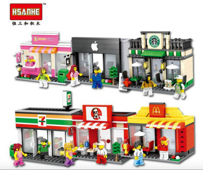 It's Not Lego!: Hsanhe Mini Street Modular Building Set List