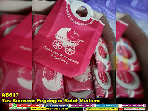 jual Tas Souvenir Pegangan Bulat Medium