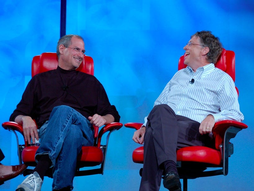 STEVE JOBS AND BILL GATES BEST FRIENDS ? DO THEY NEED TO BE?