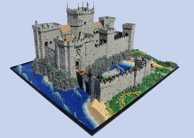 lego medieval castle moc