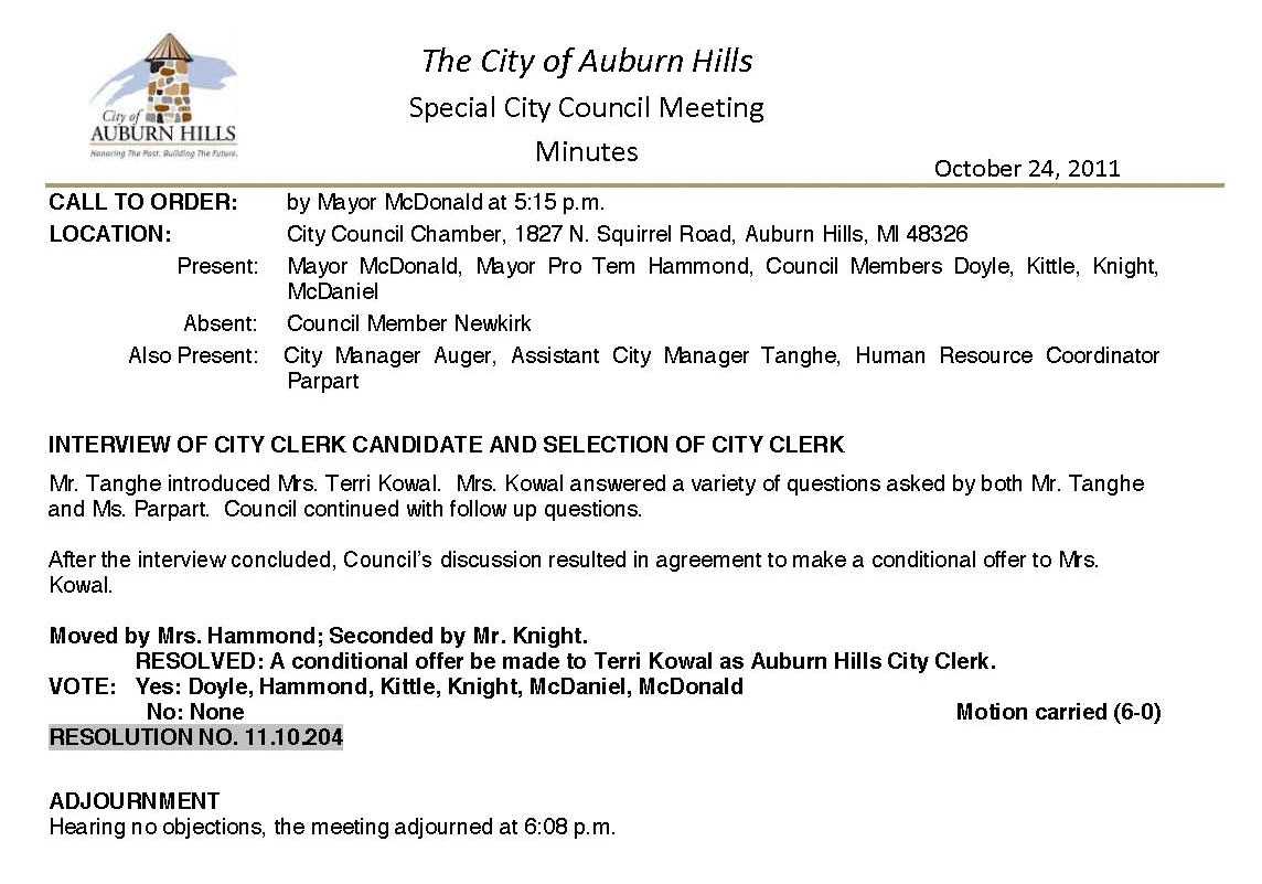 The INSIDE OUT Shelby Township Clerk Terri Kowal Resigning To Take New