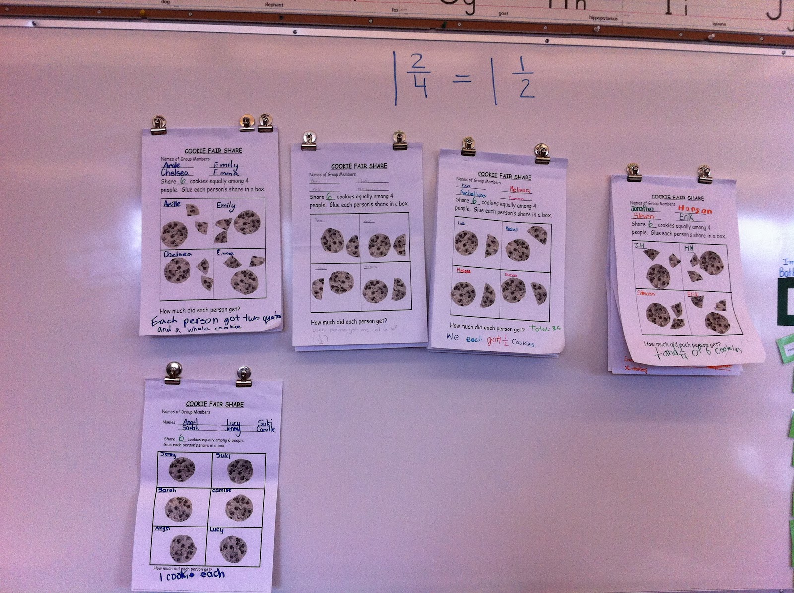 The Doorbell Rang Printable Worksheets