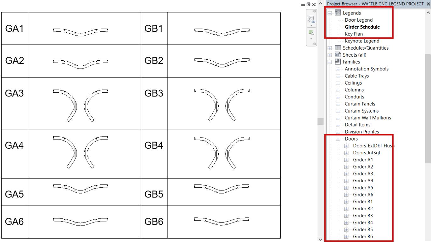 Waffle Structures and Fabrication Schedule in Revit & Dynamo BIM