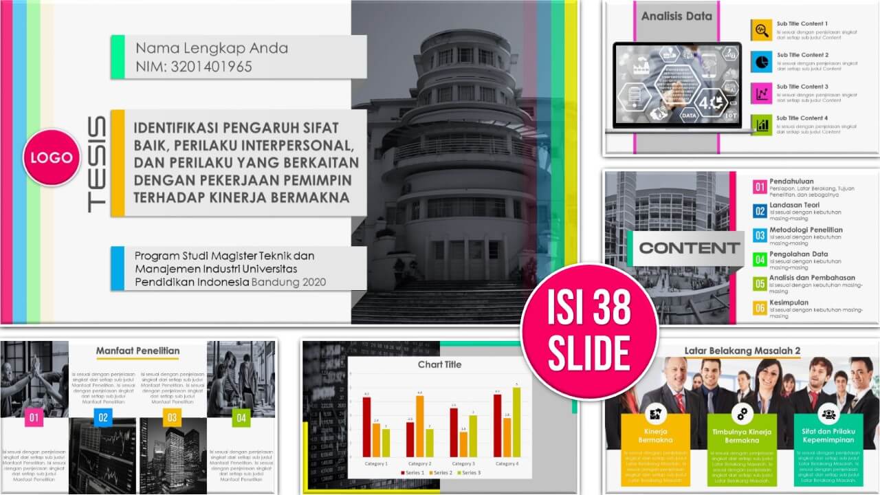 Template PPT untuk Sidang Skripsi, Tesis, Disertasi - PAKAR TUTORIAL