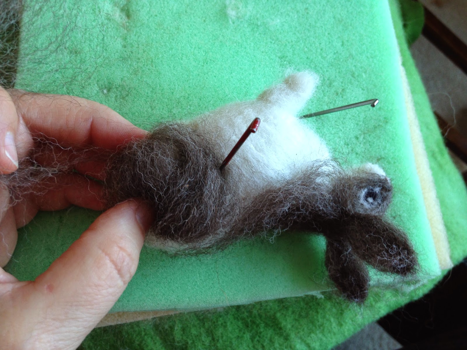 Claudia marie felt how to make a needle felted bunny