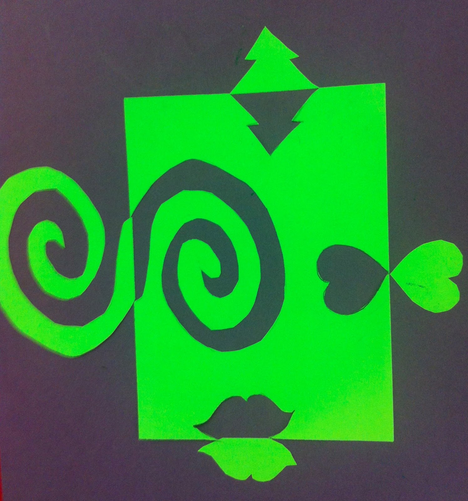 The Art Studio at Cooper Dual Language Academy Positive and Negative Space