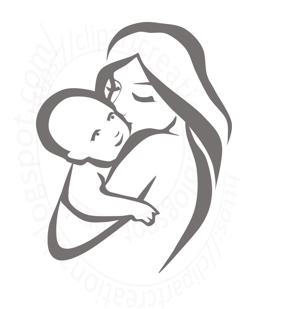 Mother And Child Clipart Black And White Clipart Creationz mother-and-child-clipart-black-and-white-clipart-creationz