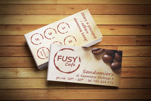 Fusy Cafe Sandomierz - karta lojalnościowa