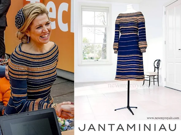 Queen Maxima wore JANTAMINIAU dress