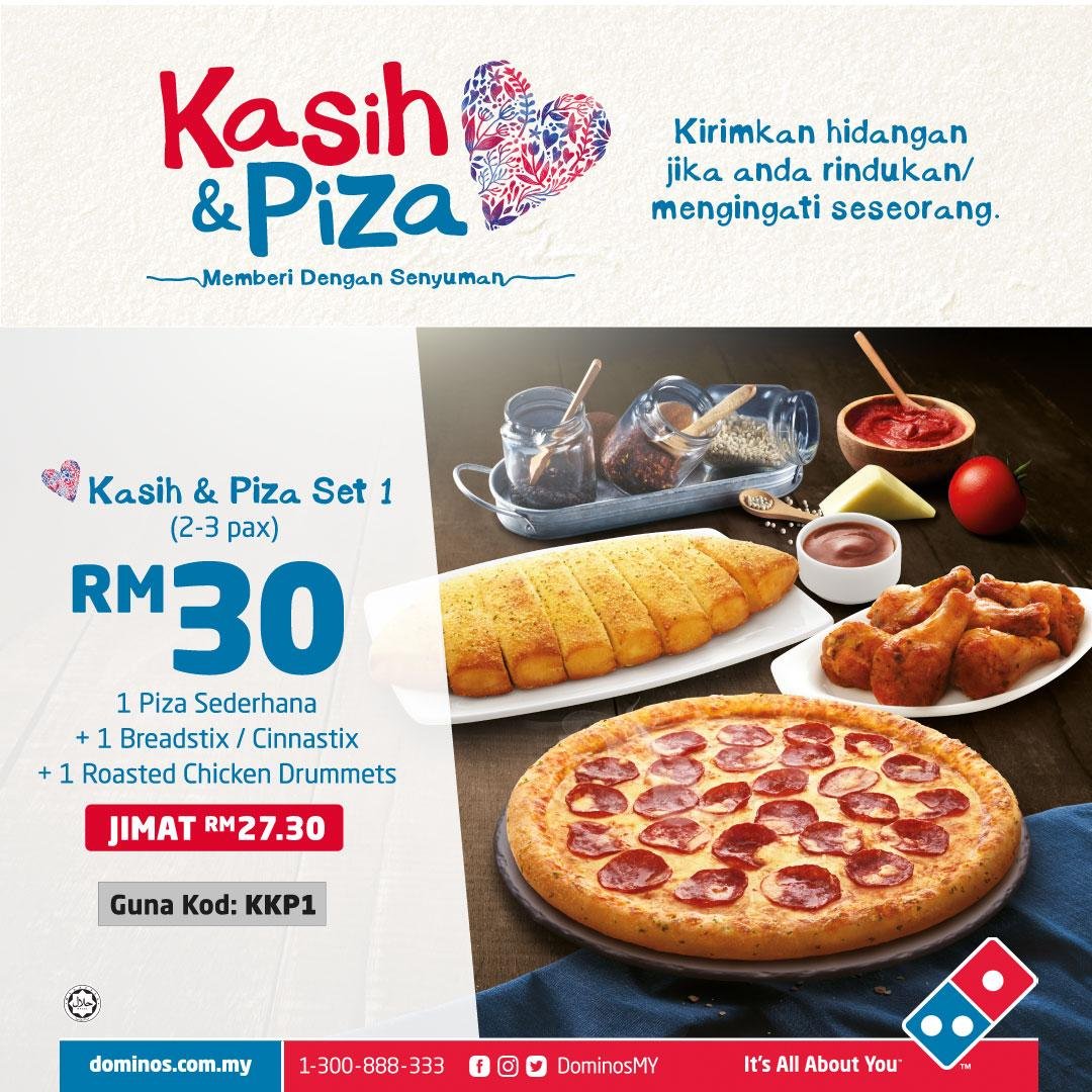 DOMINO'S PIZZA KASIH &amp; PIZA CAMPAIGN