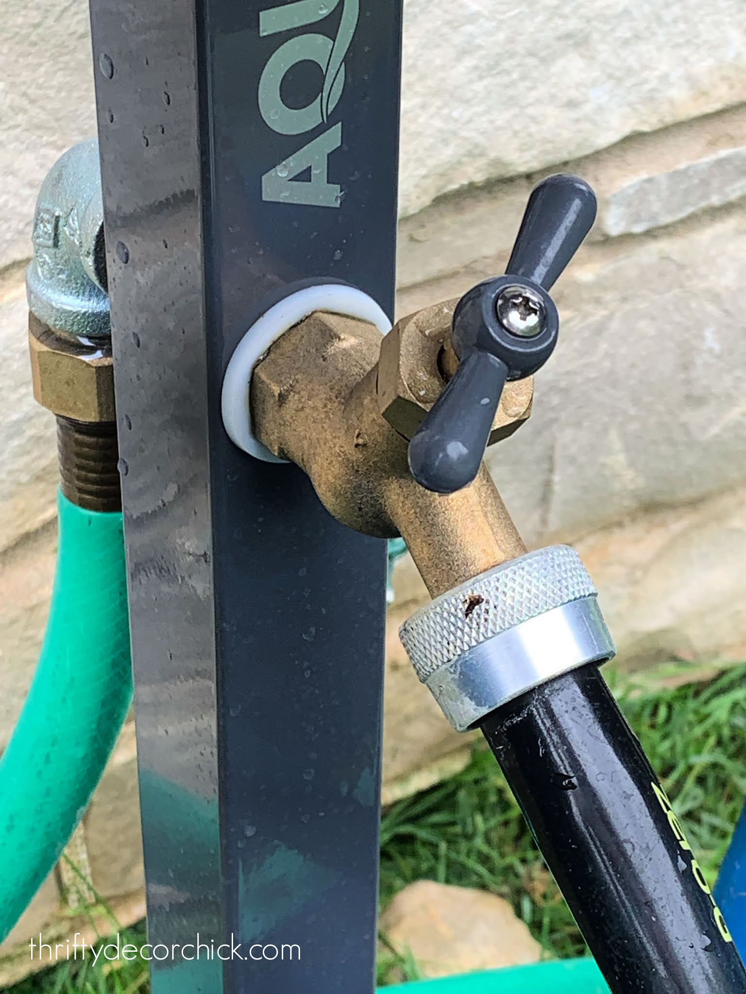How to Extend an Outdoor Hose Bib Anywhere! Thrifty Decor Chick Thrifty DIY, Decor and