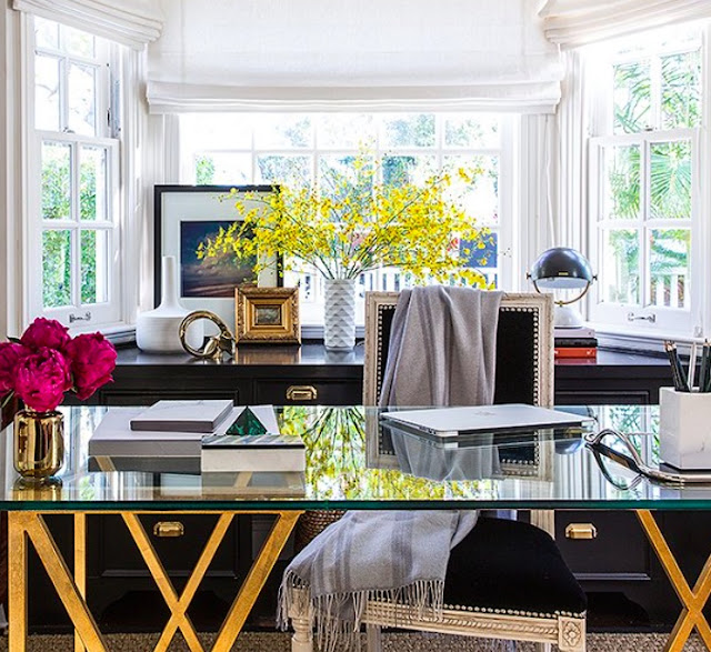 Un blog de decoración a mi manera... : La oficina en casa, cada día más