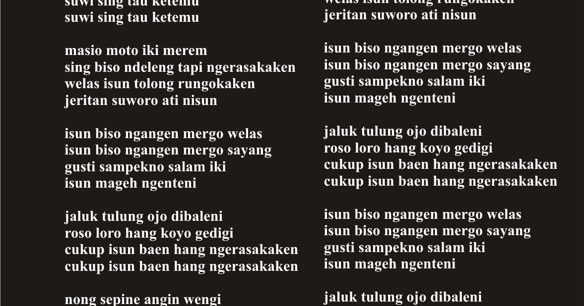 Pesona Alam Desa Pacewetan Lirik Lagu Banyuwangi Terbaru Ngangen
