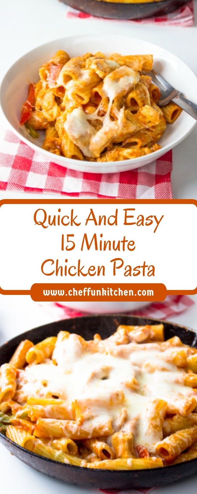 Quick And Easy 15 Minute Chicken Pasta Quick And Easy 15 Minute Chicken Pasta