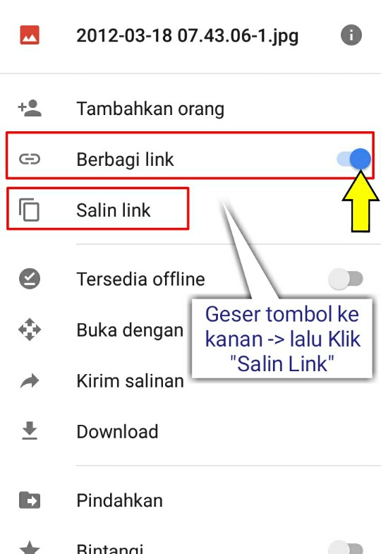 Cara buka link di google drive