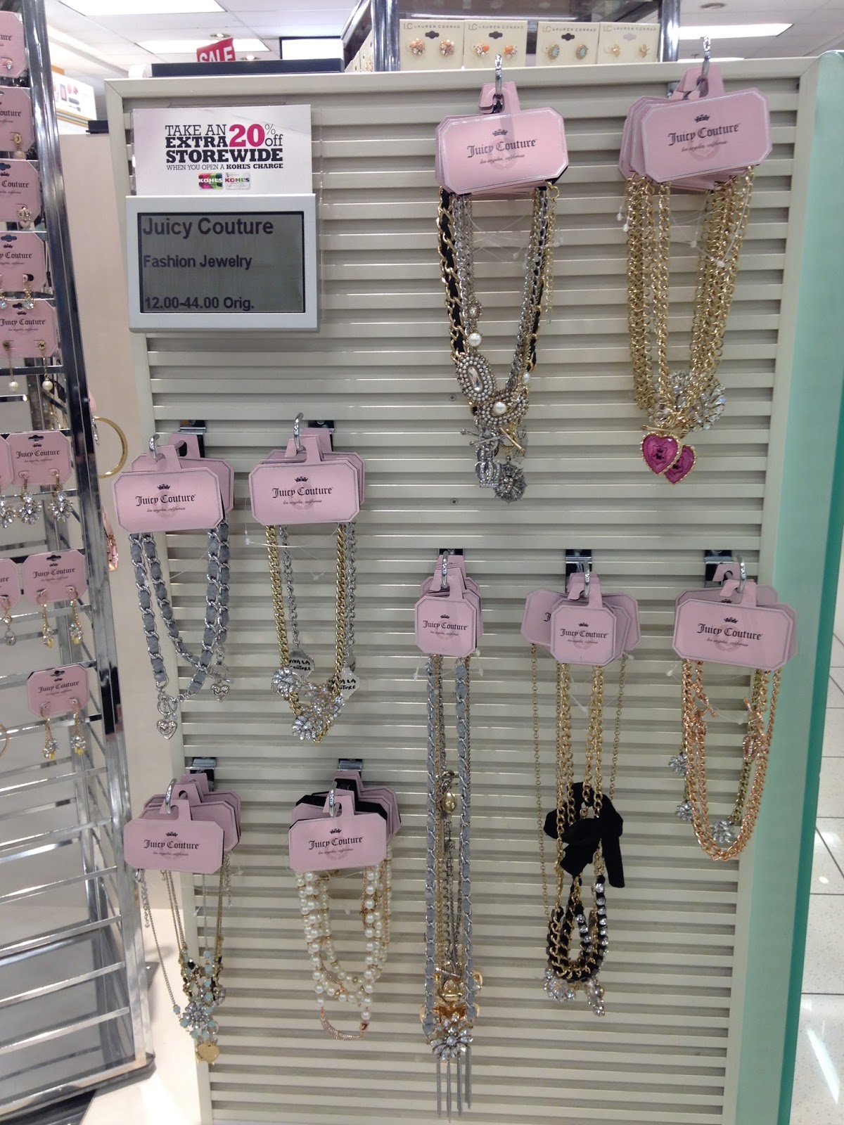 Tracy's Notebook of Style: Juicy Couture at Kohls - Store pics + My 5 ...