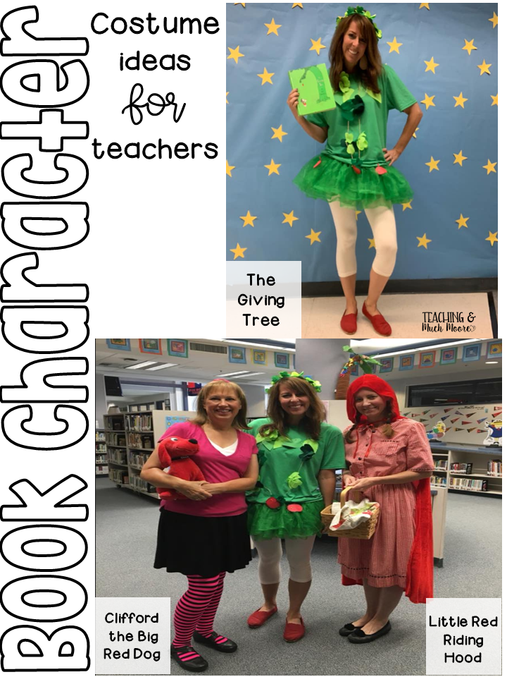 Halloween Book Character Costume Ideas For Teachers Teaching And Much Moore