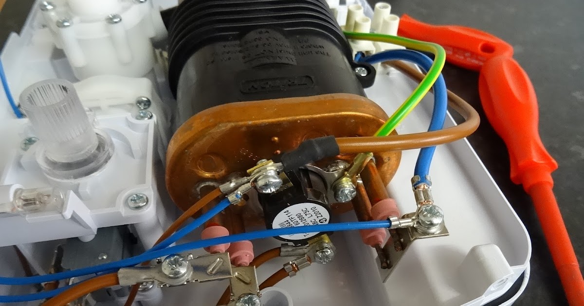 Electrical shower fault finding and repair Electric shower thermal cut