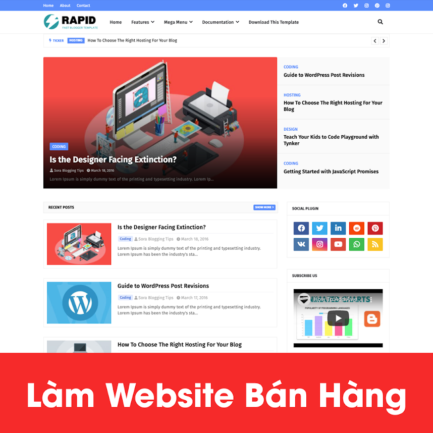[A121] 5 gợi ý lựa chọn nơi thiết kế website balo - túi xách tốt nhất